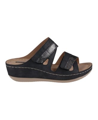 Women's Havana Double Band Wedge Sandals
