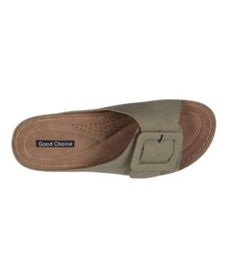 Women's Hamden Buckle Comfort Wedge Sandals