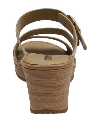 Women's Odalis Buckle Comfort Wedge Sandals