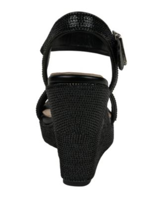 Women's Betty Embellished Wedge Slingback Wedge Sandals