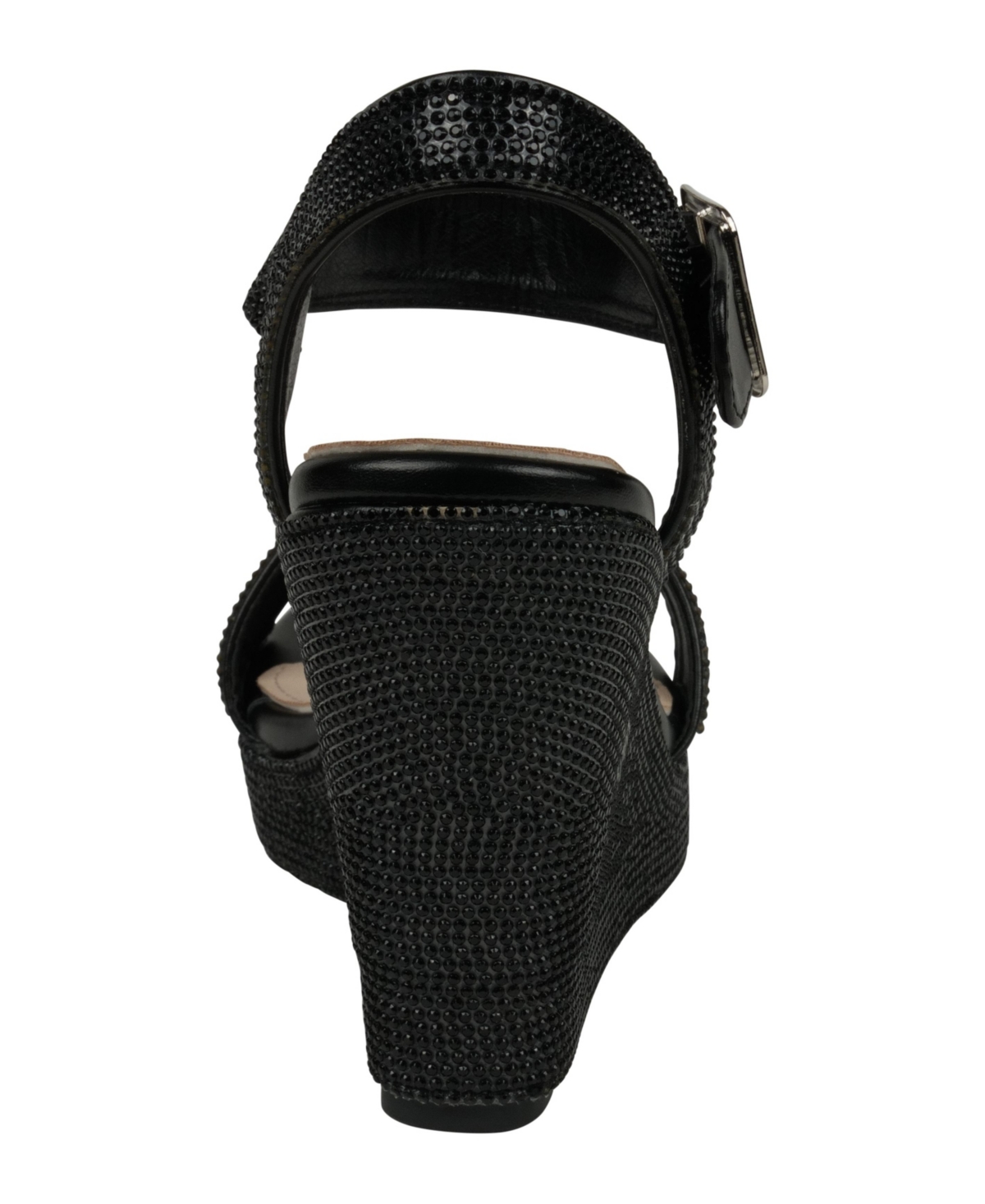 Gc Shoes Women's Betty Embellished Wedge Slingback Wedge Sandals