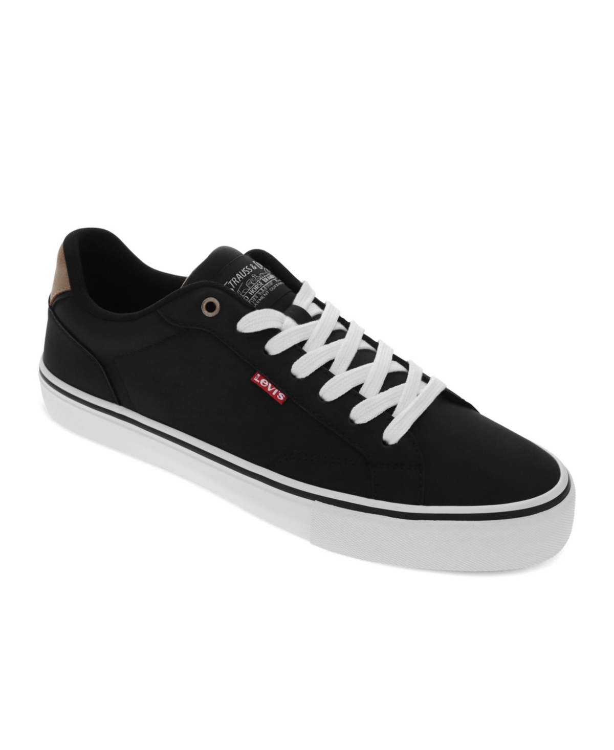 Shop Levi's Men's Vance Comfort Athletic Sneakers In Black