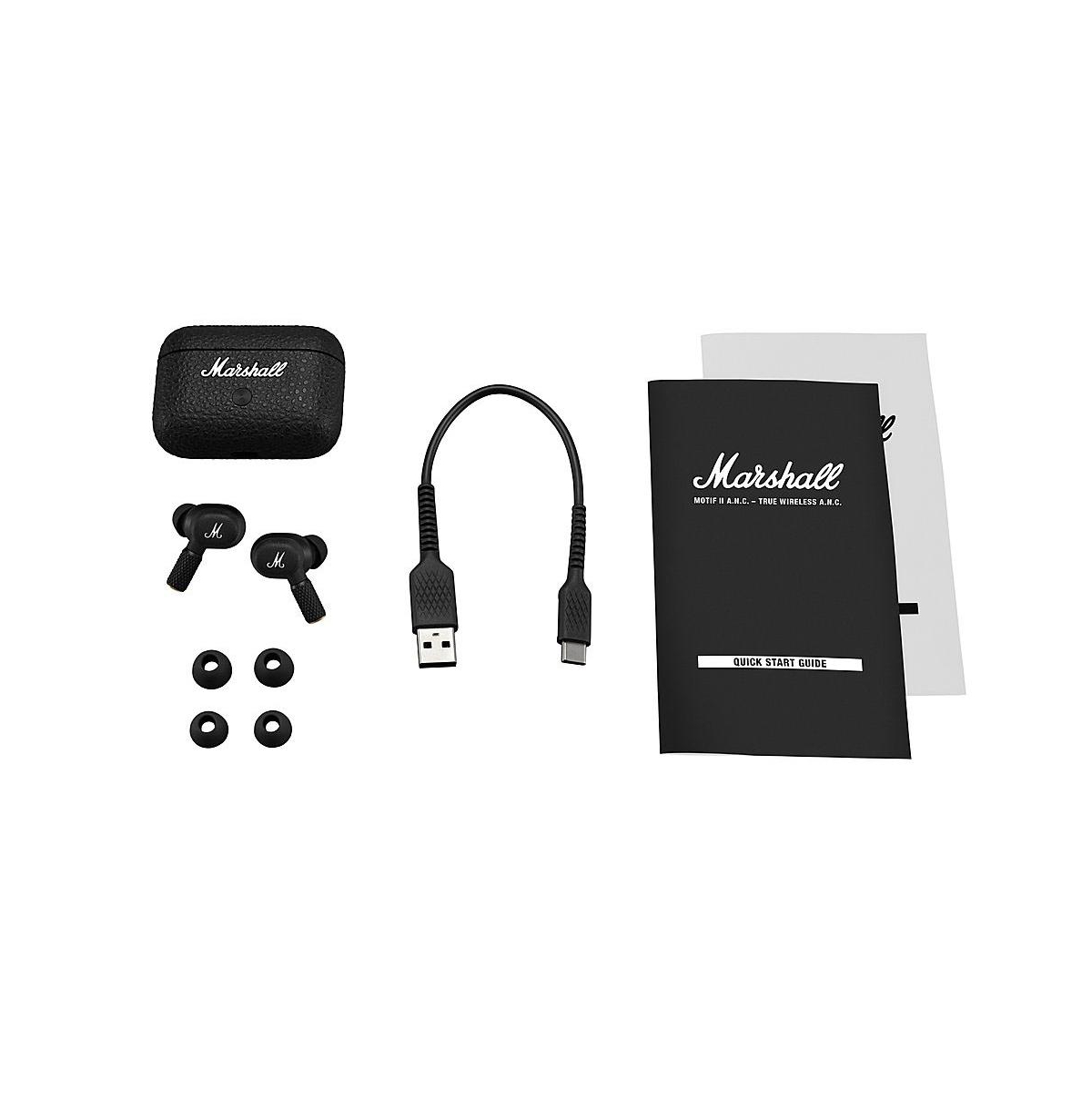 Marshall Motif Ii Anc Wireless Headphones -- Black