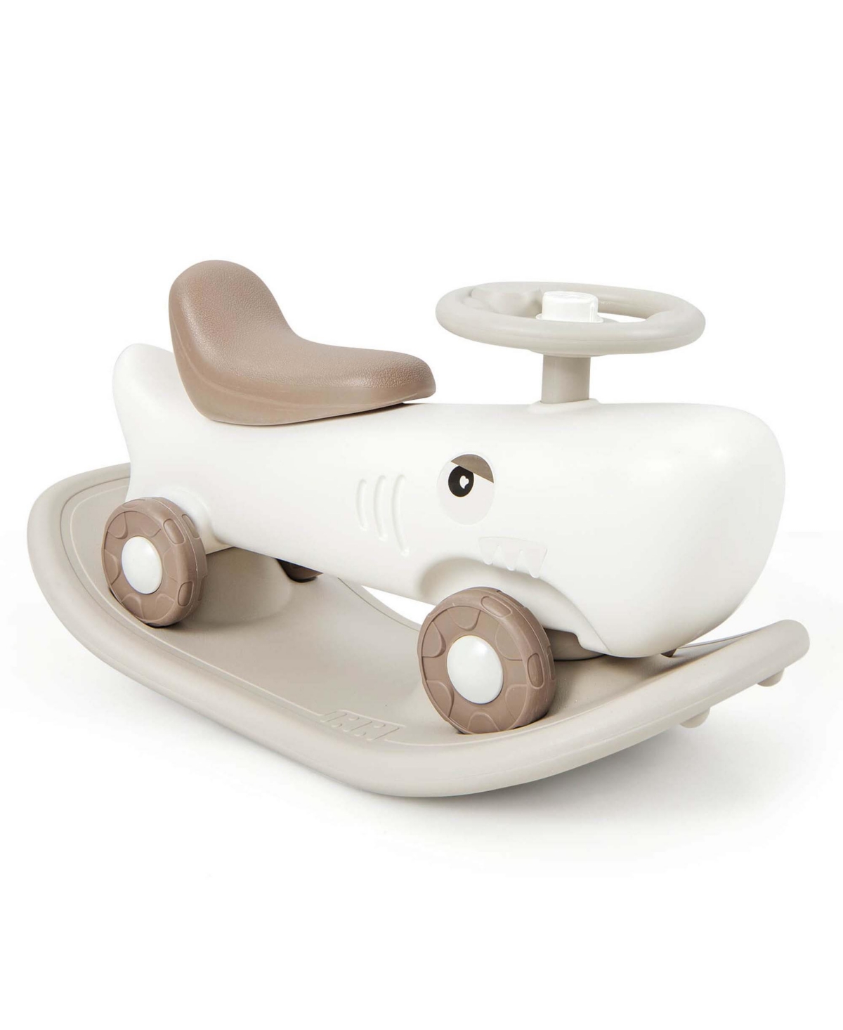 Costway Convertible Rocking Horse & Sliding Car with Detachable Balance Board