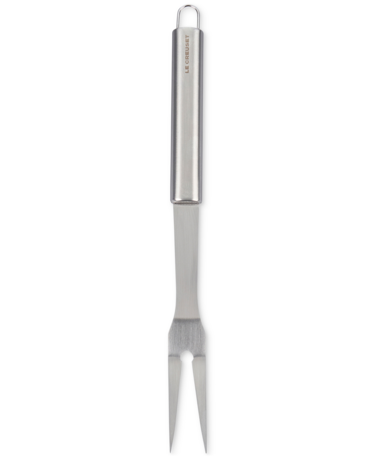 Shop Le Creuset Stainless Steel Alpine Collection 2-prong Grill Fork, 17.5" In No Color
