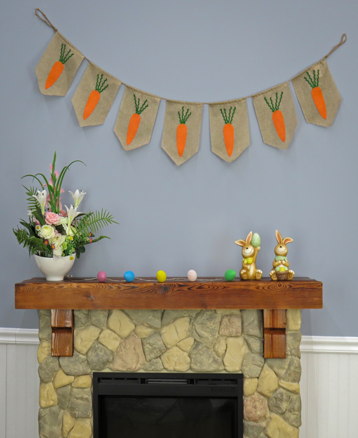 National Tree Company Carrots Easter Banner