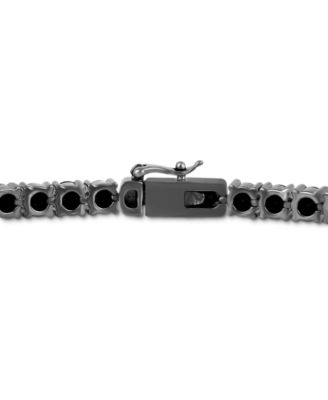 Men's Black Diamond Tennis Bracelet (13 ct. t.w.) in Black Rhodium-Plated Sterling Silver