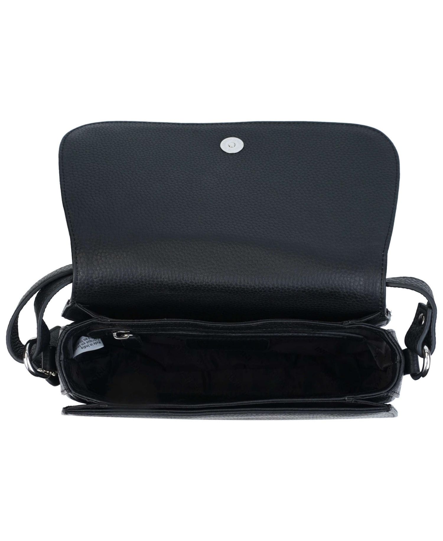 Pebbled Isabella Leather Crossbody Handbag