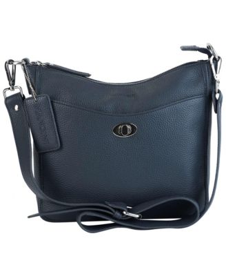 Pebble Elizabeth Leather Crossbody Handbag