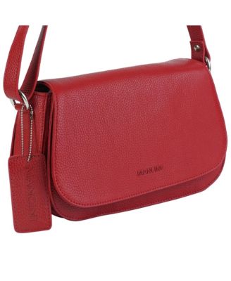 Pebbled Isabella Leather Crossbody Handbag