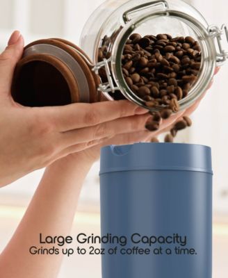 Puree Electric Coffee Grinder, One-Touch Spice, Herb, and Coffee Bean Grinder with Stainless Steel Blades&nbsp;