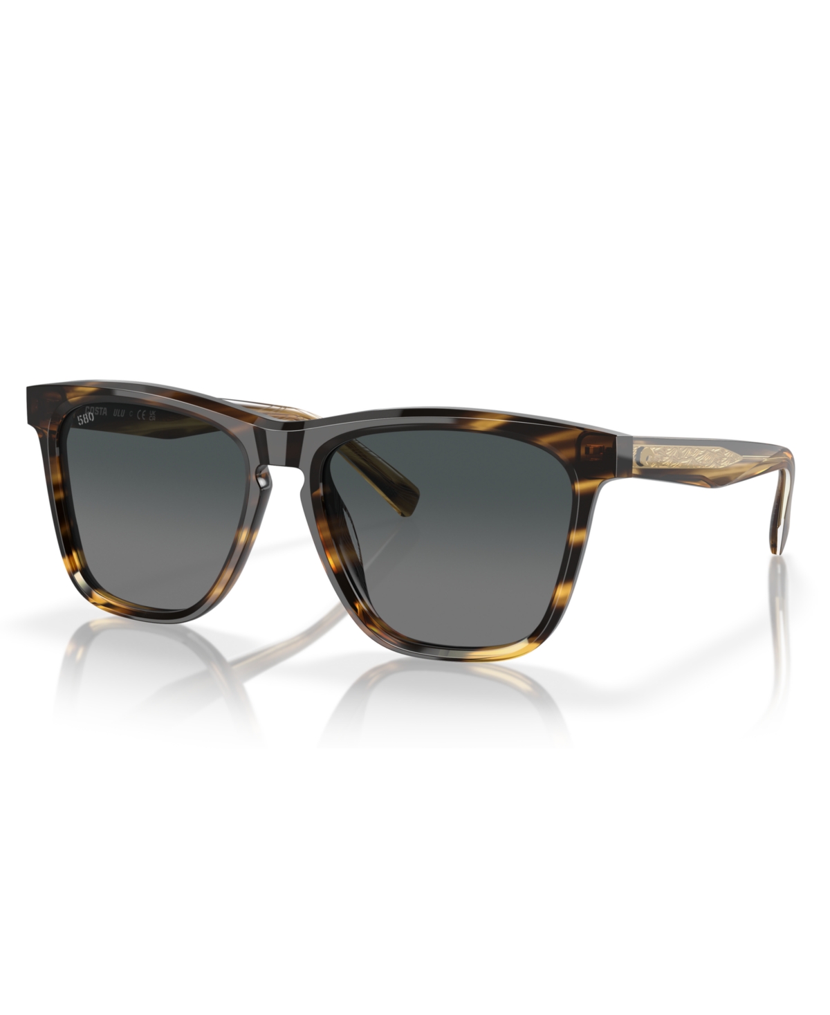Costa Del Mar Men's Polarized Sunglasses, Keramas 6s2015 In Sun Coral