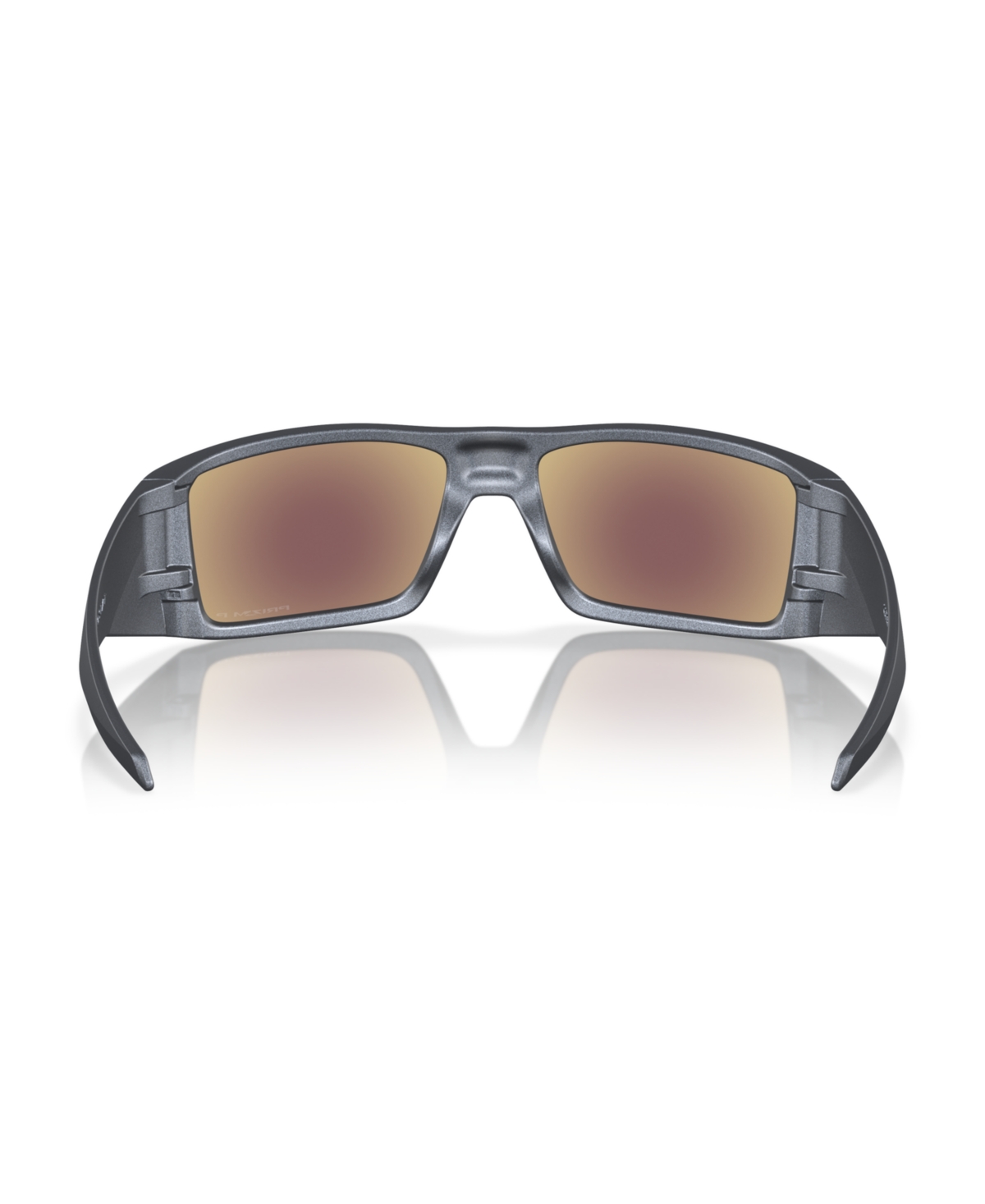 Shop Oakley Men's Polarized Sunglasses, Heliostat In Blue Steel