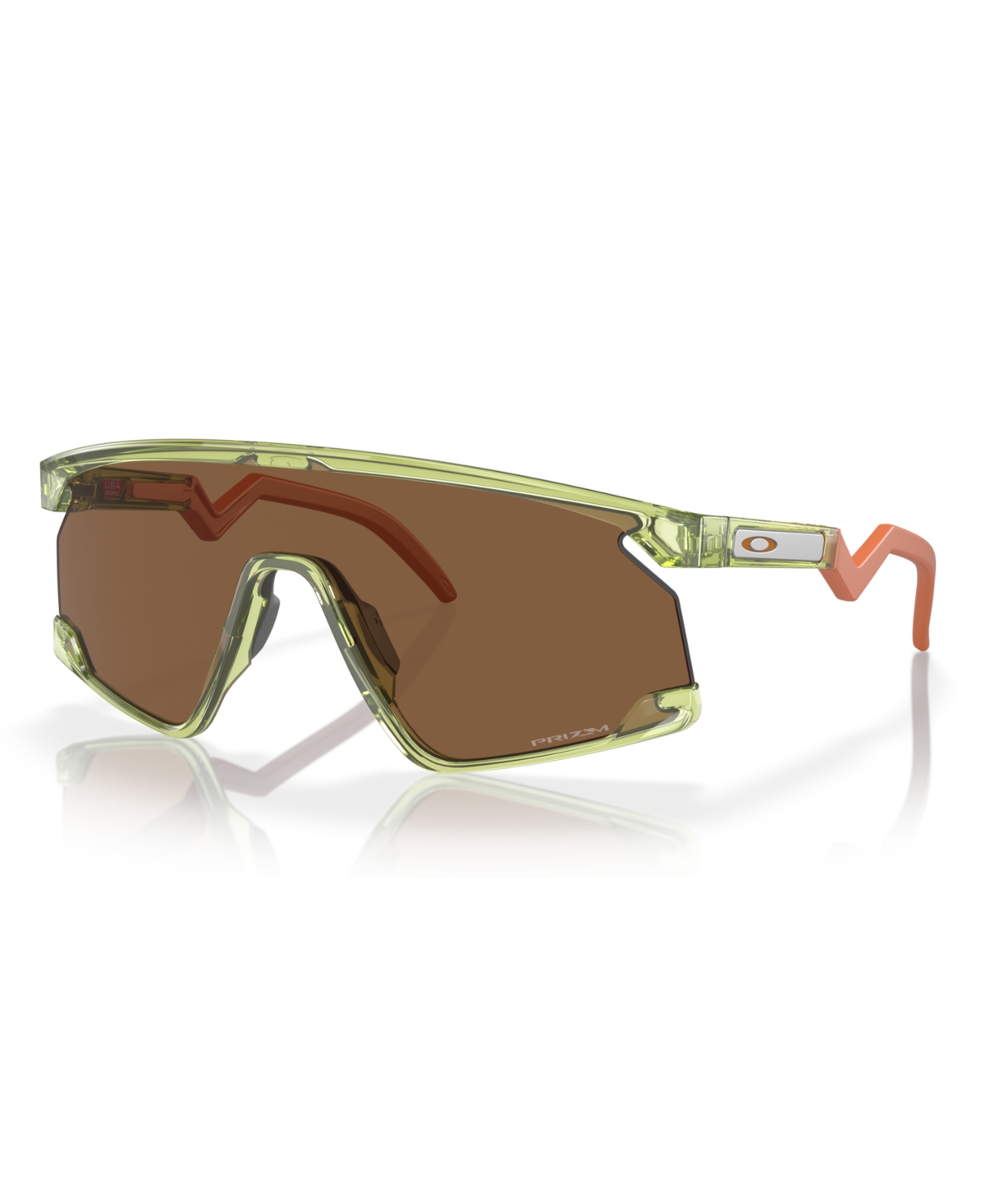 Shop Oakley Unisex Sunglasses, Bxtr Coalesce Collection Oo9280 In Transparent Fern