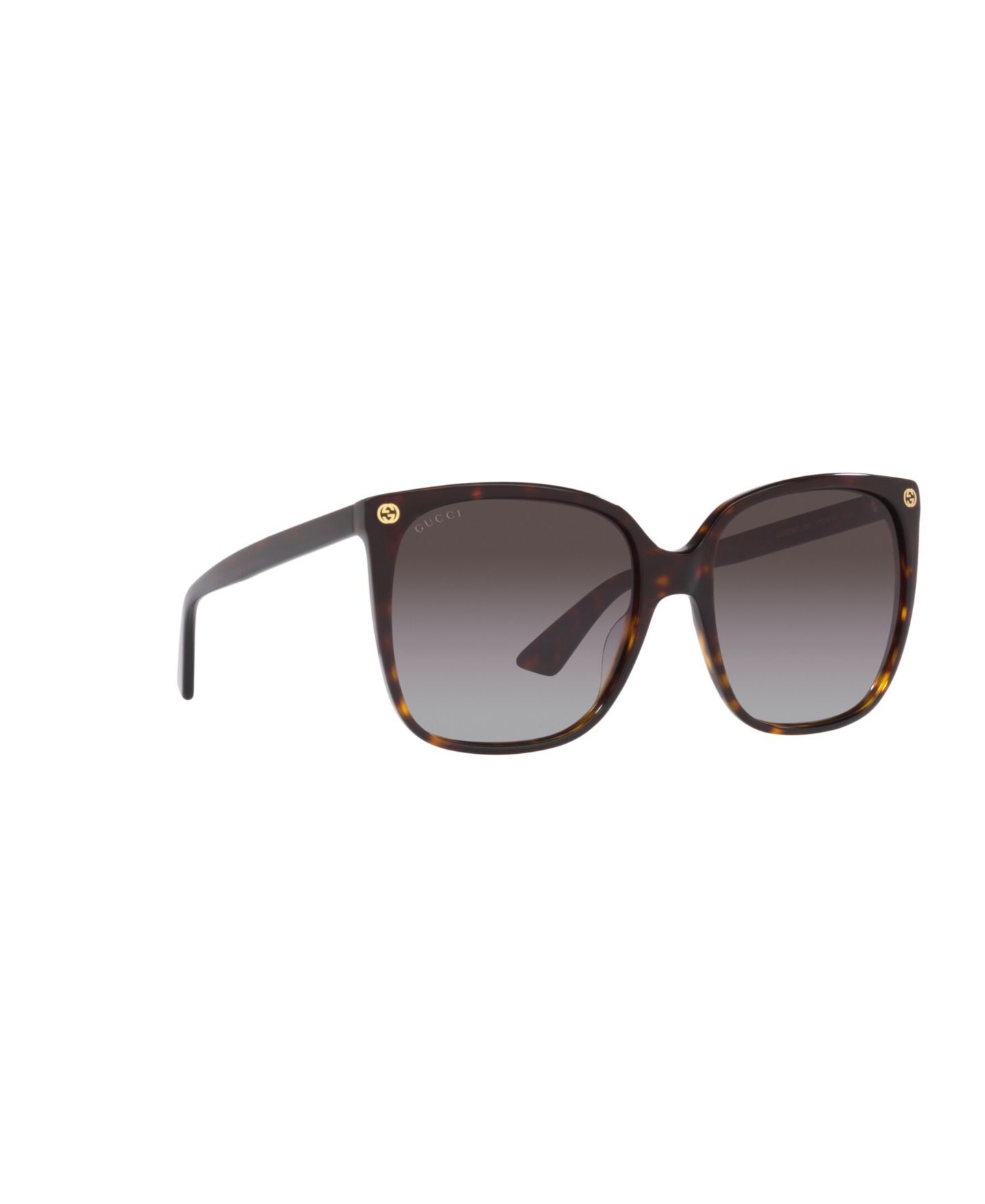 Женские солнцезащитные очки Gucci Sunglasses, GG0022S, цвет: Черепаховый — фото 4