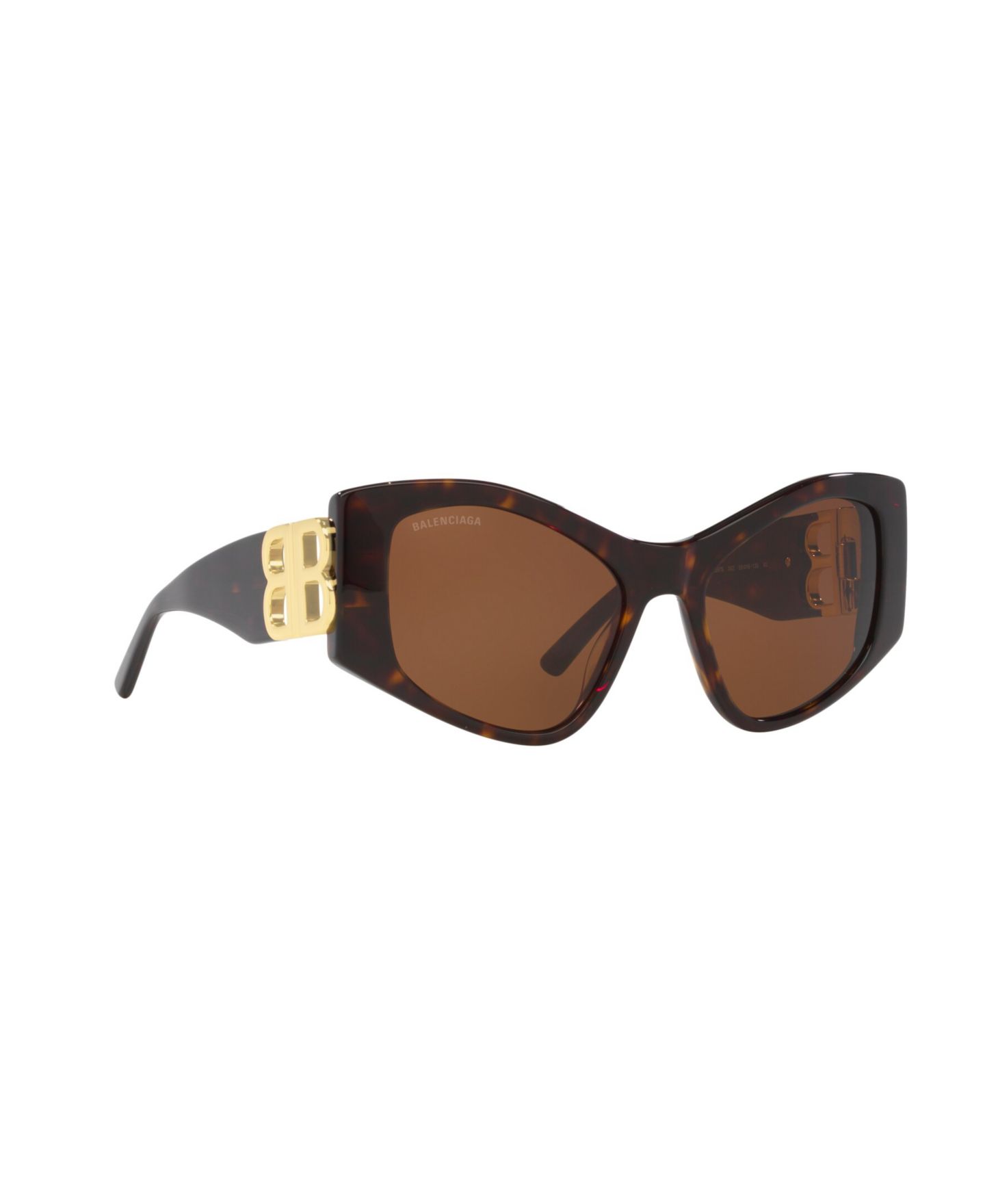 Женские солнцезащитные очки Balenciaga Sunglasses, BB0287S, цвет: Черепаховый — фото 7