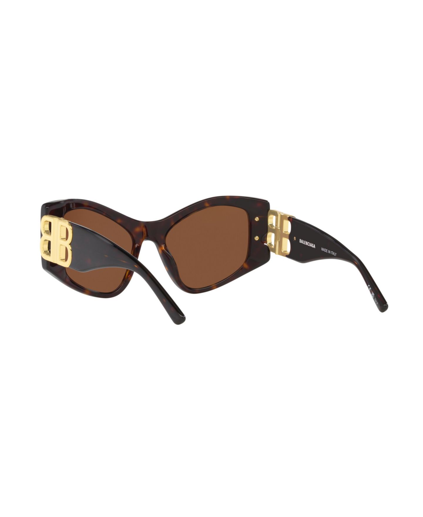 Женские солнцезащитные очки Balenciaga Sunglasses, BB0287S, цвет: Черепаховый — фото 2
