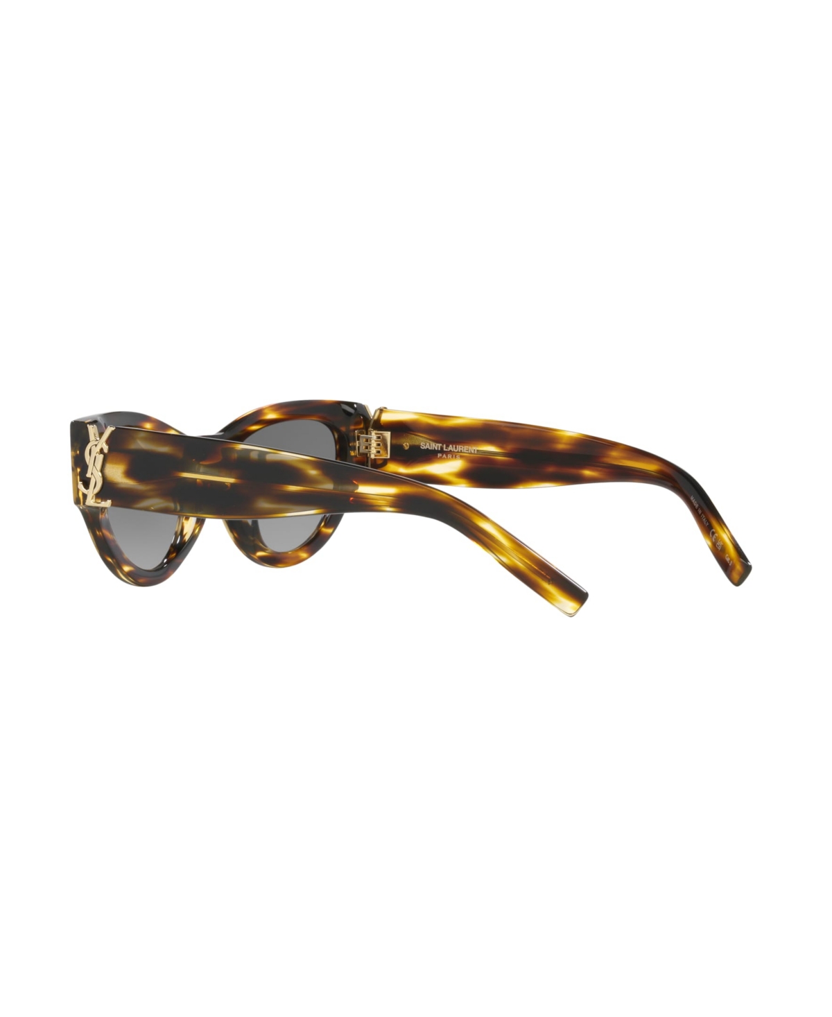Shop Saint Laurent Unisex Sunglasses, Sl M94 In Tortoise