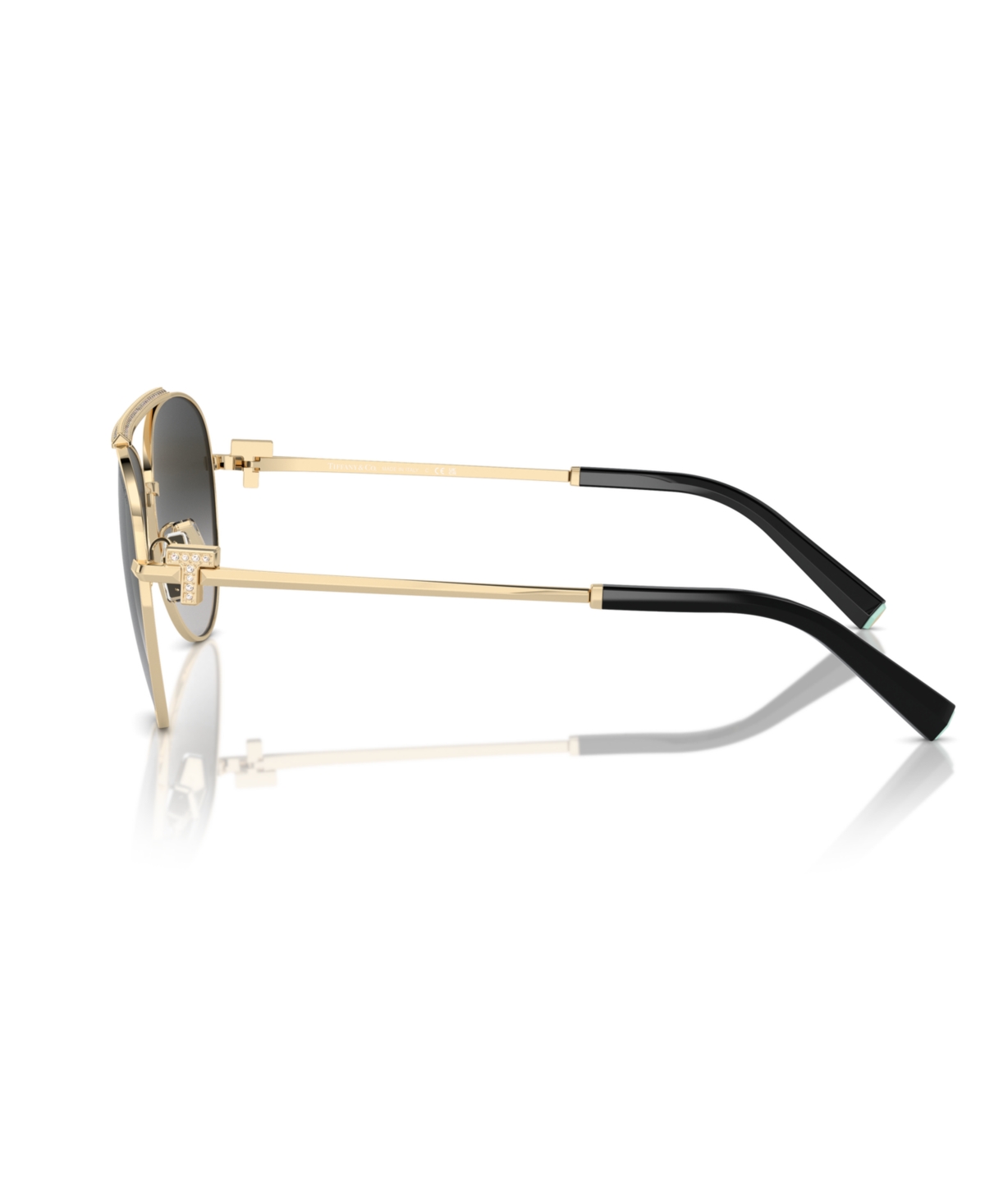 Tiffany & Co . Woman Sunglasses Tf3101b In Pale Gold