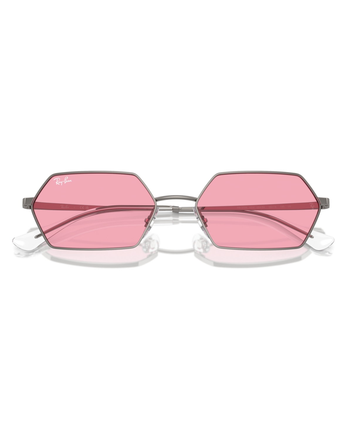 Shop Ray Ban Unisex Sunglasses, Yevi Rb3728 In Gunmetal
