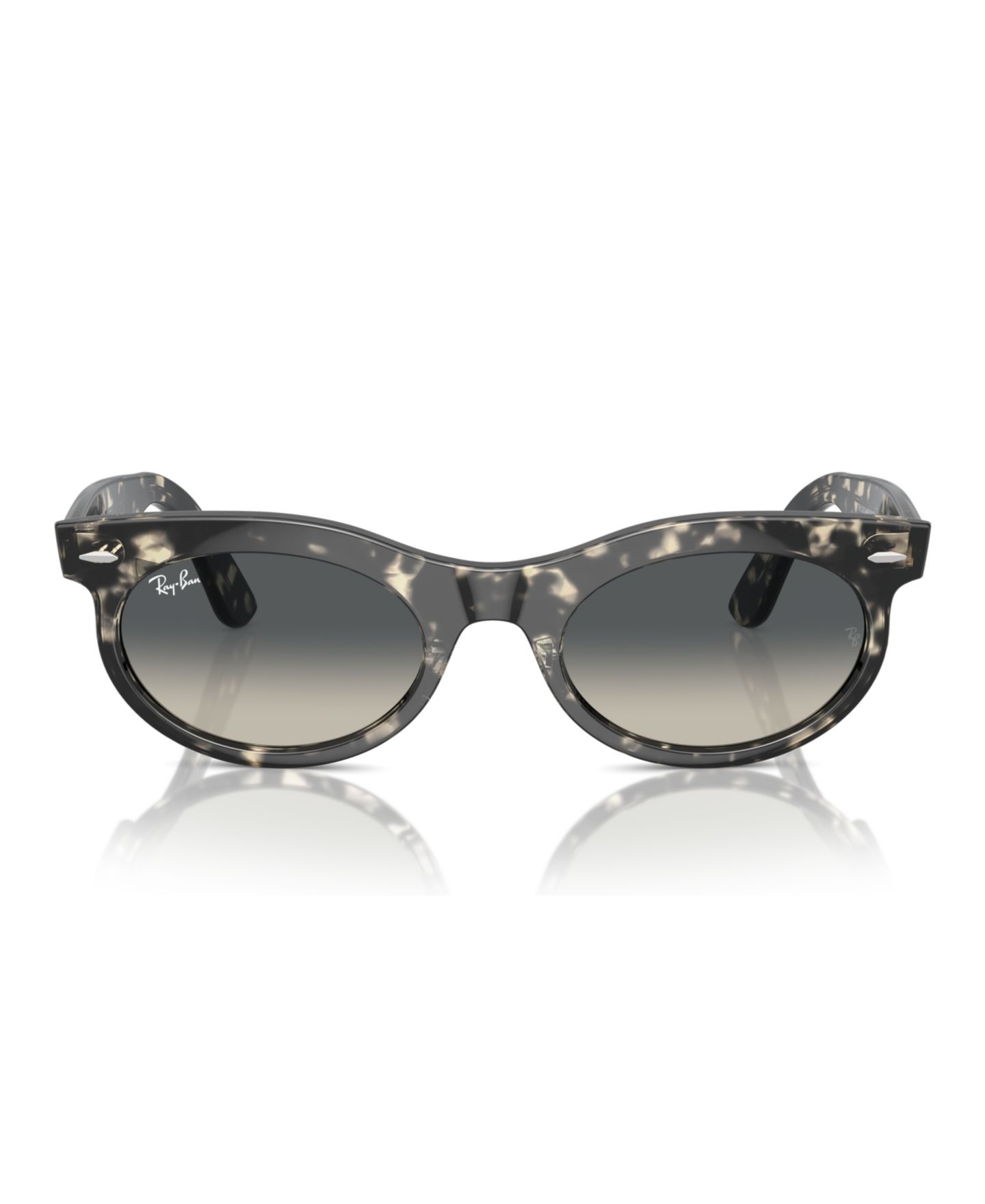 Солнцезащитные очки Ray-Ban Unisex Sunglasses, Wayfarer Oval Change Rb2242, цвет: Серый гавана — фото 5