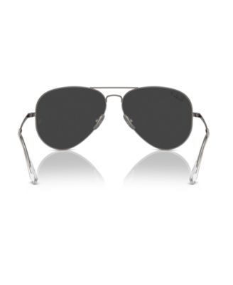 Unisex Polarized Sunglasses, Aviator Titanium Rb8089