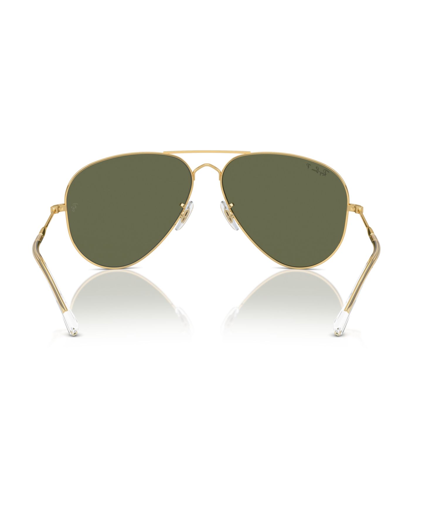 Солнцезащитные очки Ray-Ban Unisex Polarized Sunglasses, Old Aviator Rb3825, цвет: Золотой — фото 3