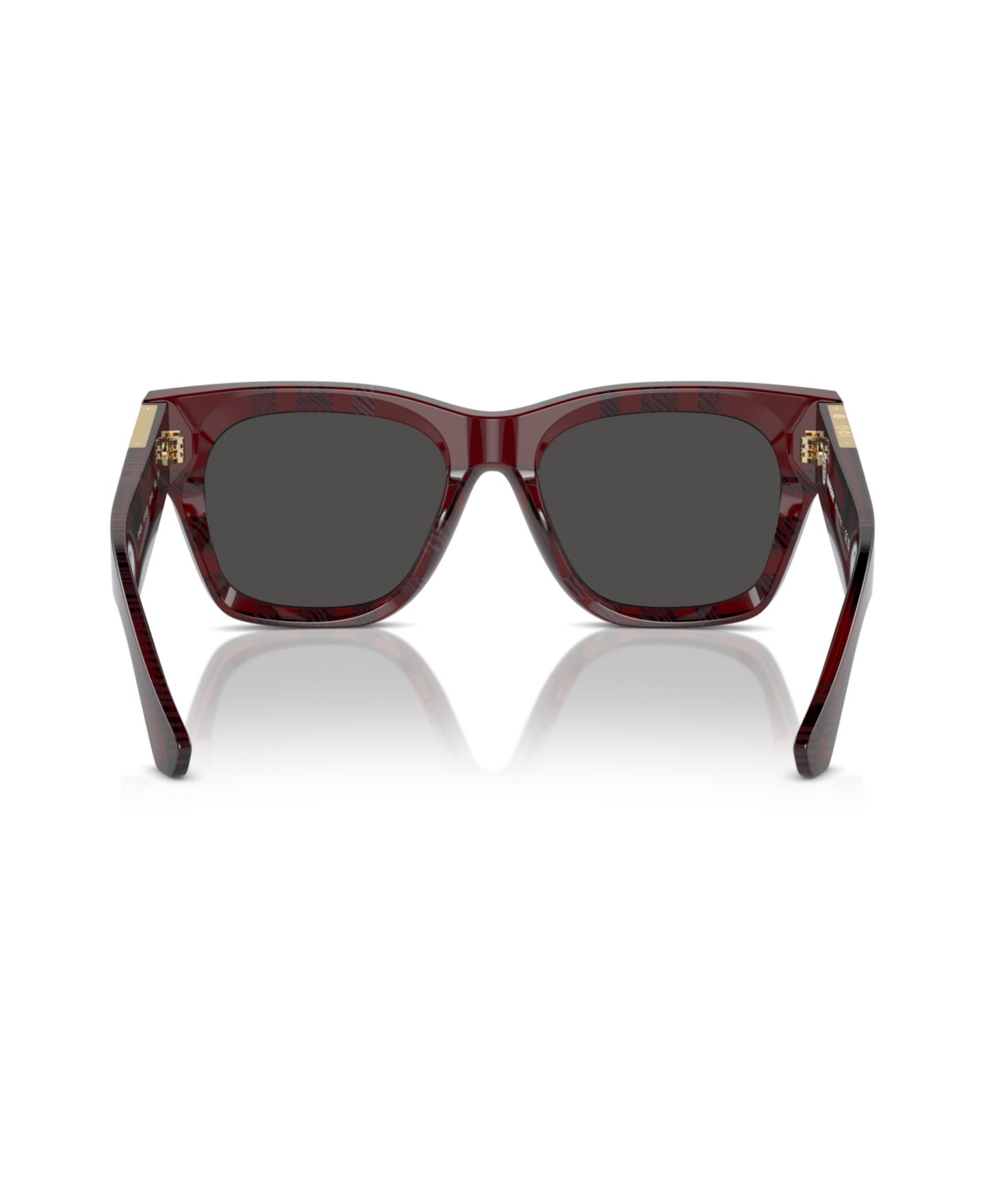 Женские солнцезащитные очки Burberry Sunglasses, Be4424, цвет: Клетчатый красный — фото 4