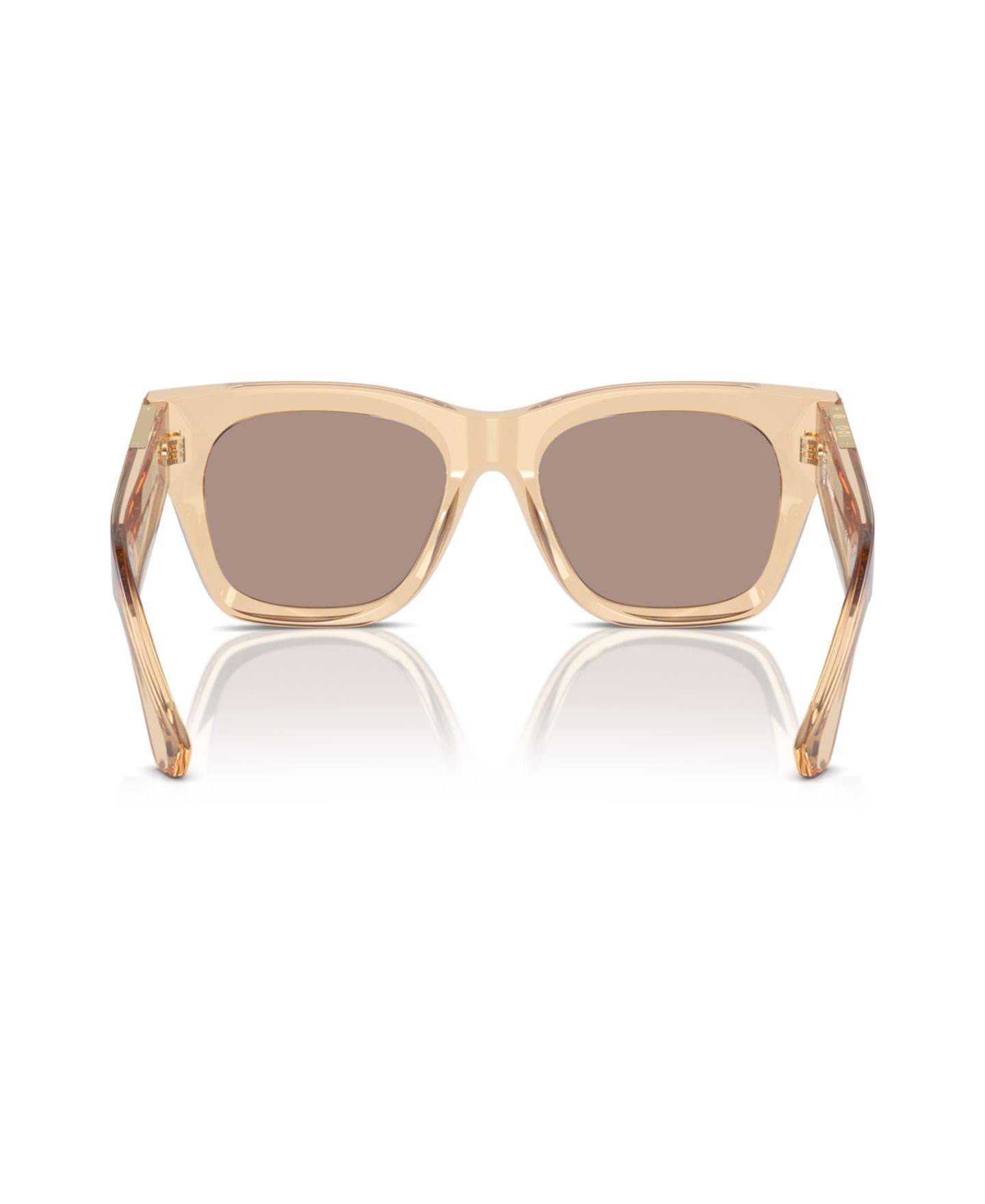 Женские солнцезащитные очки Burberry Square Sunglasses BE4424, цвет: Коричневый — фото 4