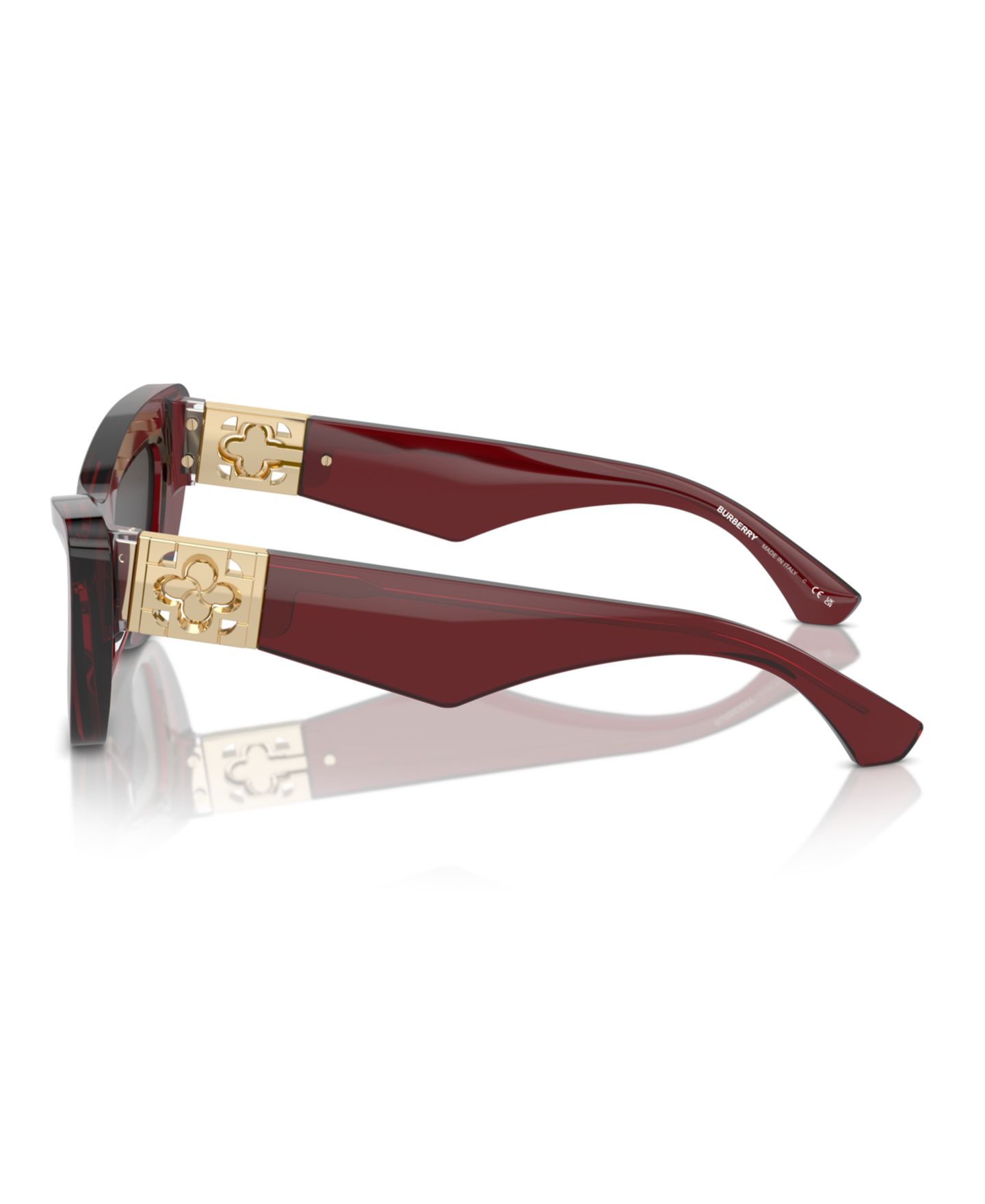 Женские солнцезащитные очки Burberry Sunglasses, Be4421U, цвет: Бордо — фото 5