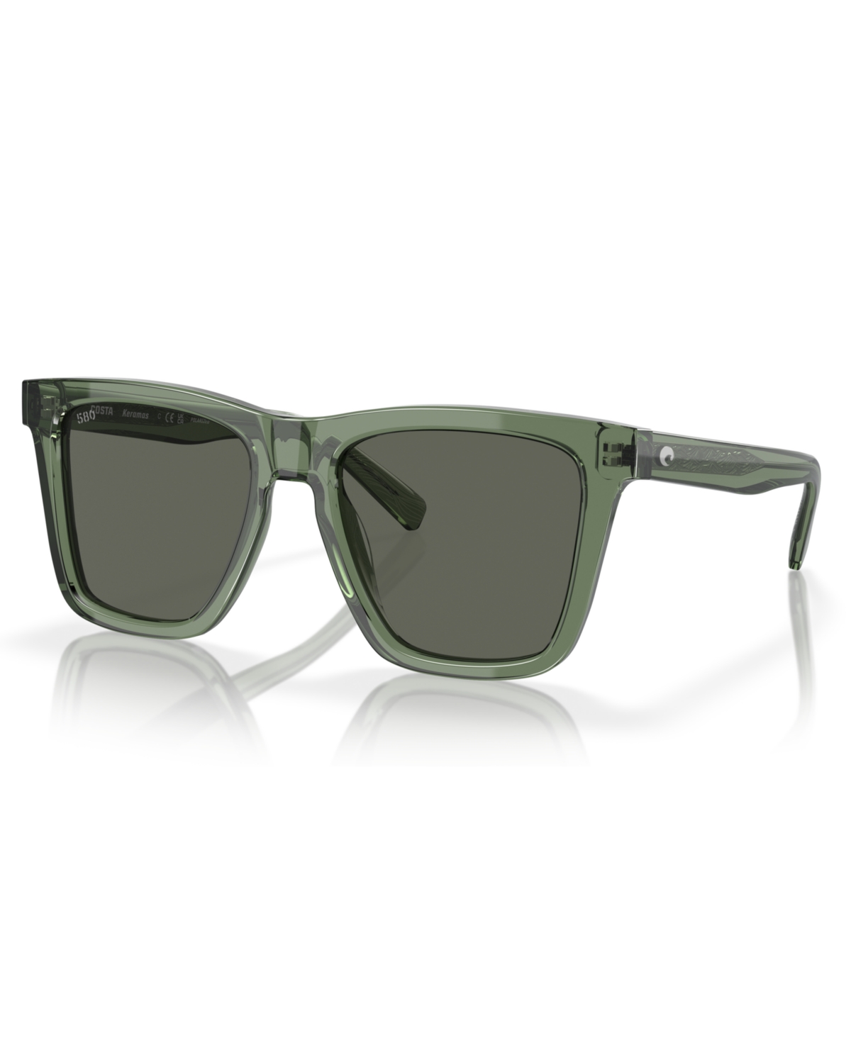 Costa Del Mar Men's Polarized Sunglasses, Keramas 6s2015 In Olive