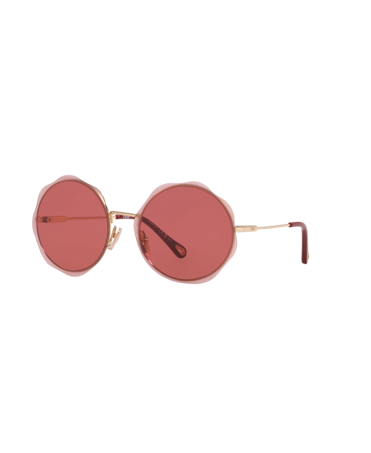 Shop Chloé Women's Sunglasses, Ch0202s In Gold,red