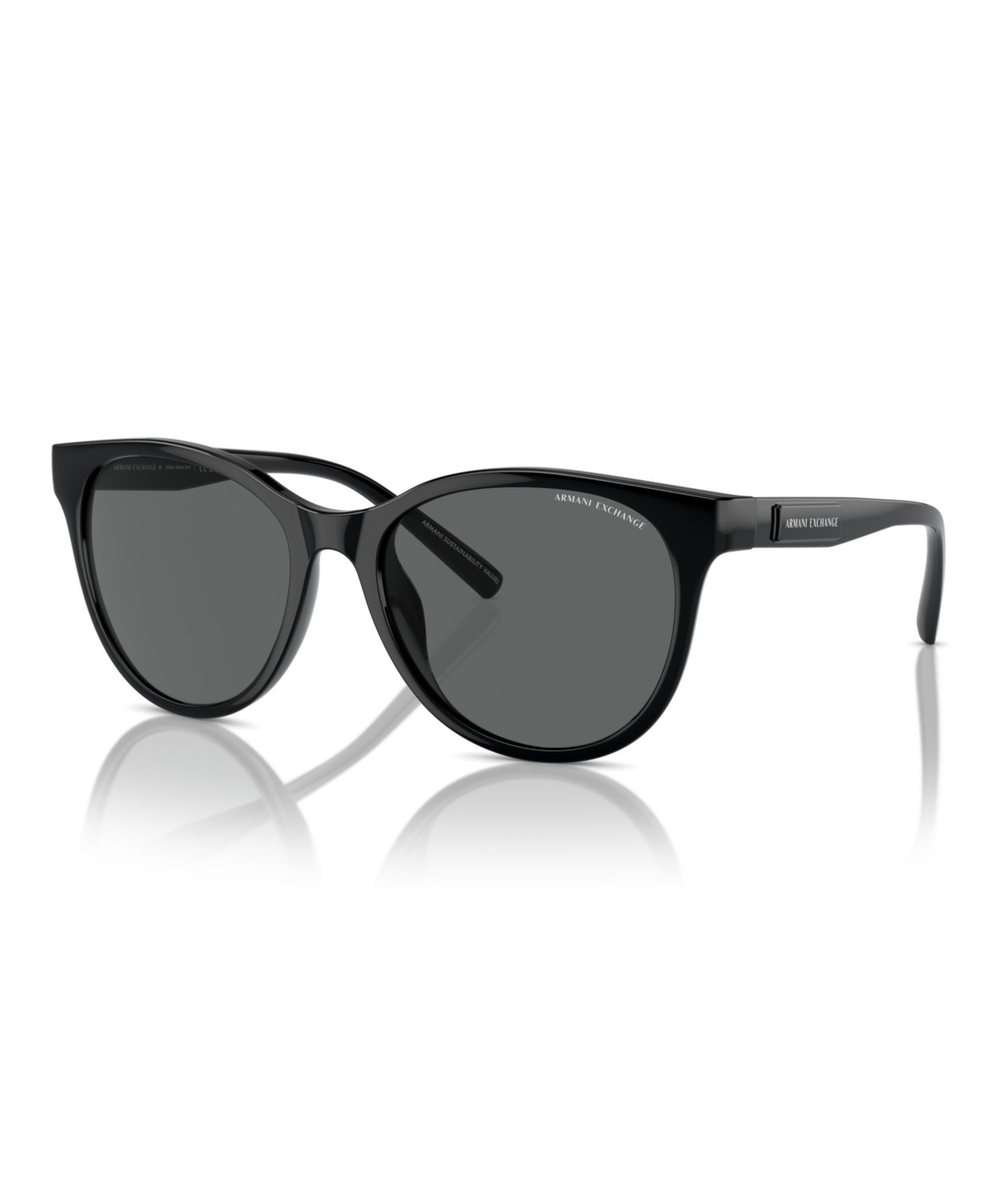 Женские солнцезащитные очки A|X Armani Exchange Sunglasses, Ax4144Su, цвет: Блестящий чёрный — фото 1