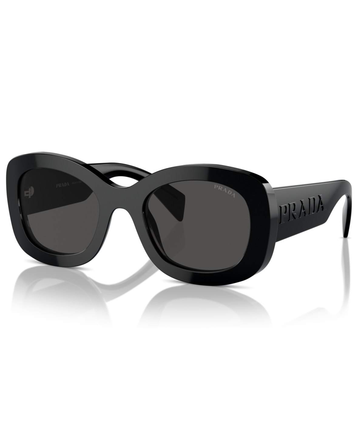 Shop Prada Women's Sunglasses, Pr A13s In Black