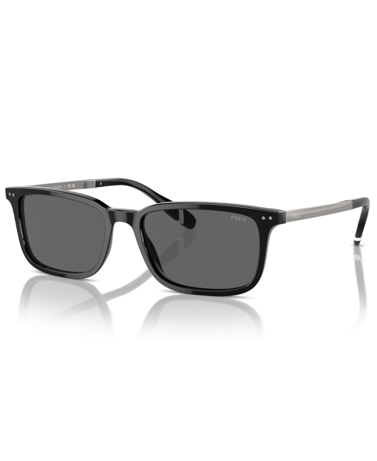 Polo Ralph Lauren Men's Sunglasses, Ph4212 In Shiny Black
