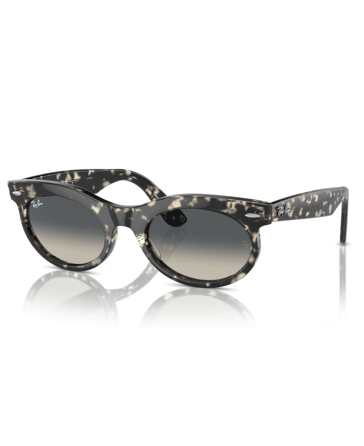 Солнцезащитные очки Ray-Ban Unisex Sunglasses, Wayfarer Oval Change Rb2242, цвет: Серый гавана — фото 1