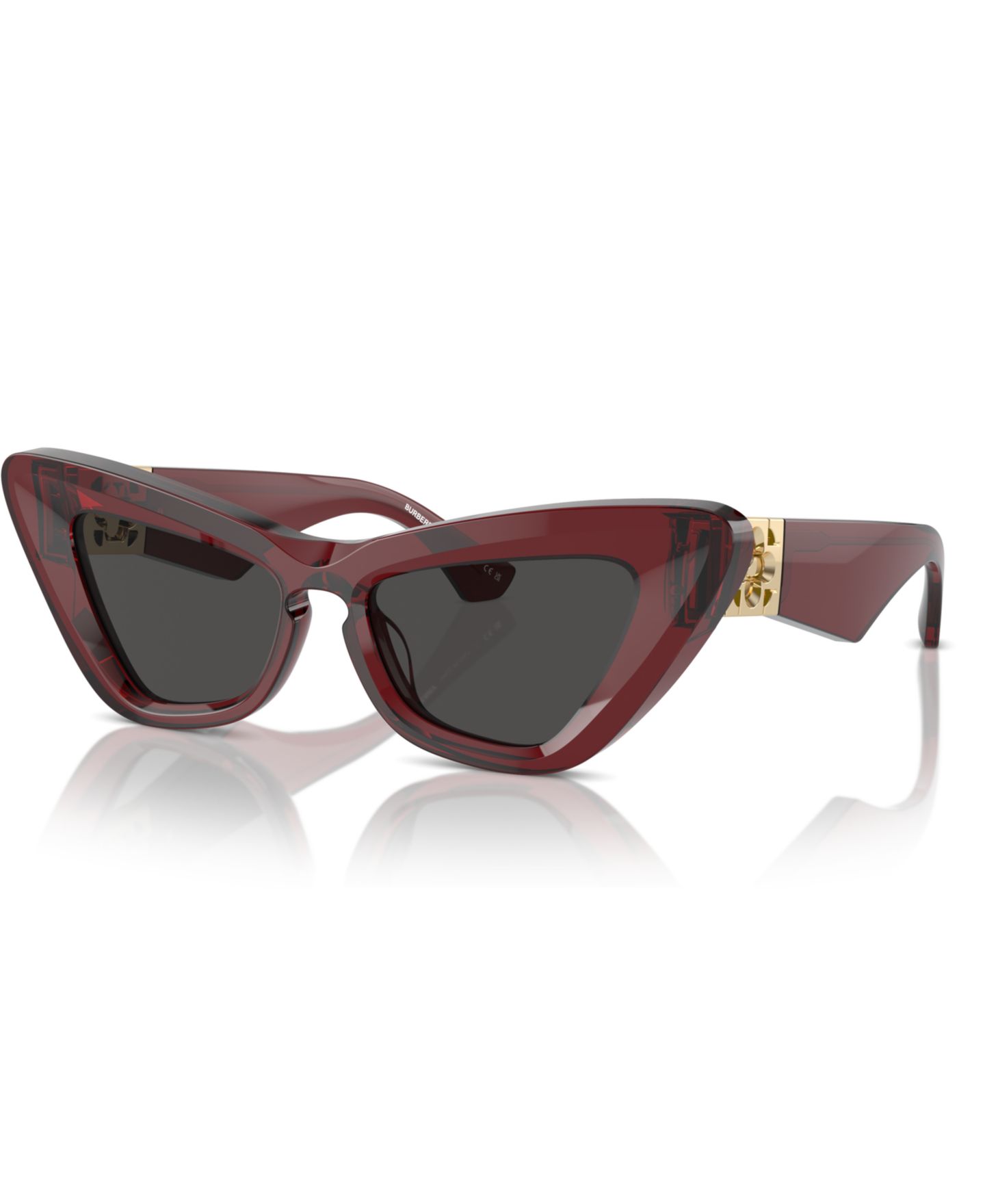 Женские солнцезащитные очки Burberry Sunglasses, Be4421U, цвет: Бордо — фото 1