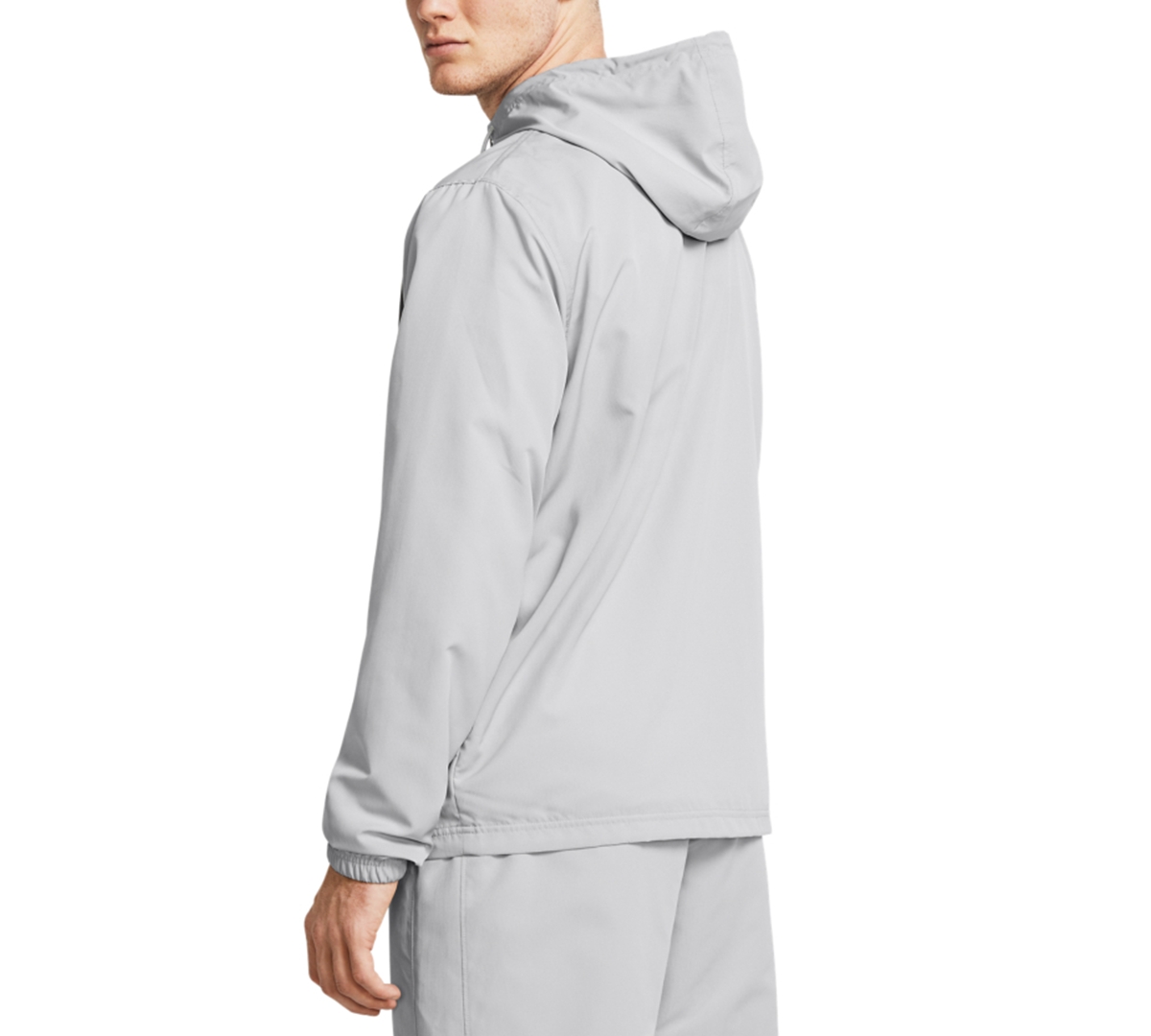 Under Armour Men's Sportstyle Full-Zip Hooded Windbreaker -/ Castlerock