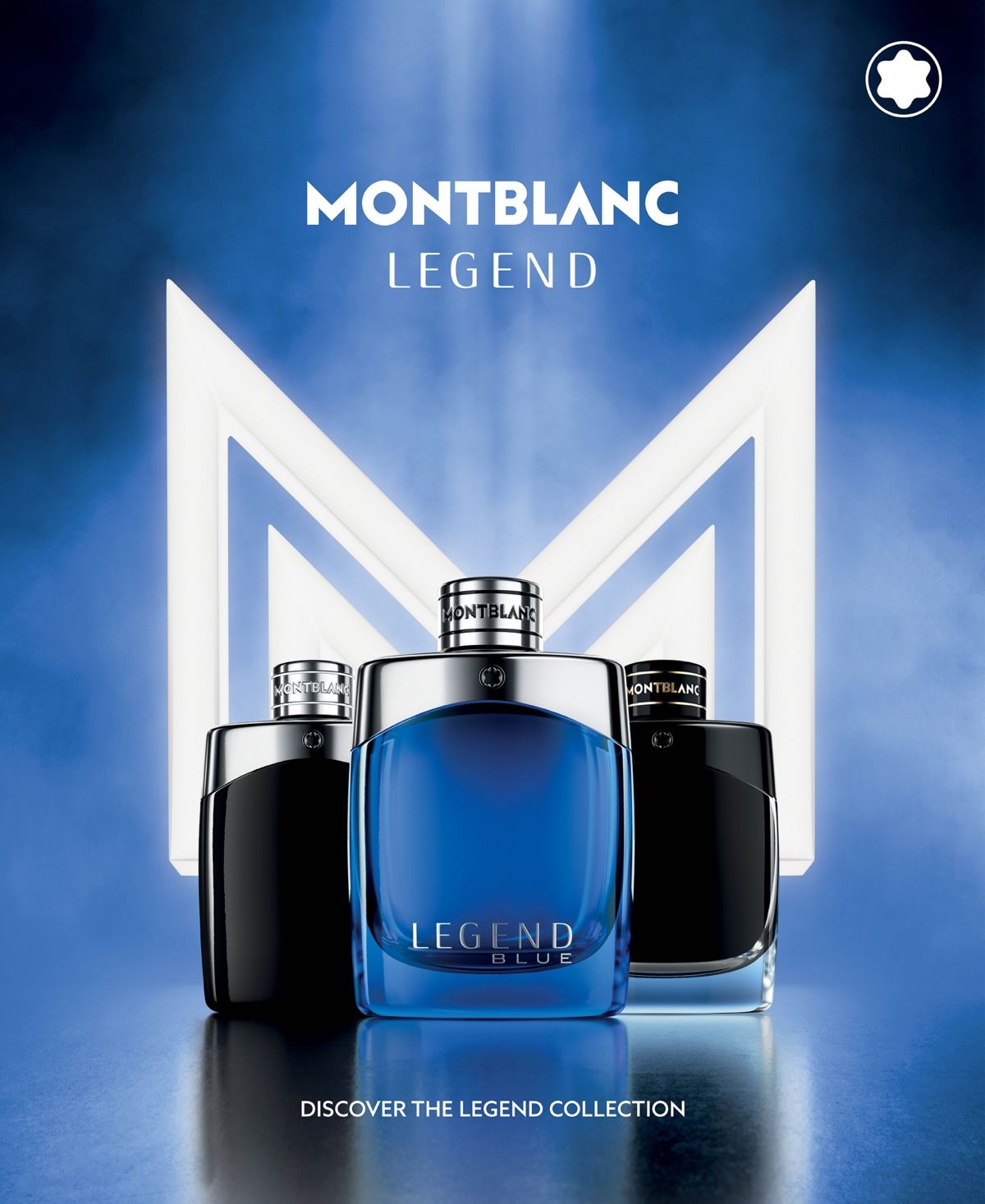 Montblanc Men's Legend Blue Eau De Parfum Spray, 3.3 Oz. In No Color