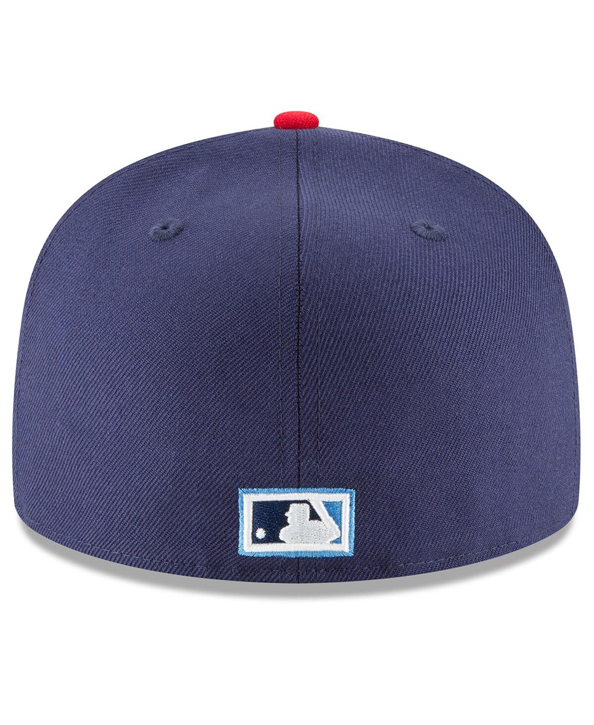 Men's New Era Navy California Angels Cooperstown Collection Wool 59FIFTY Fitted Hat