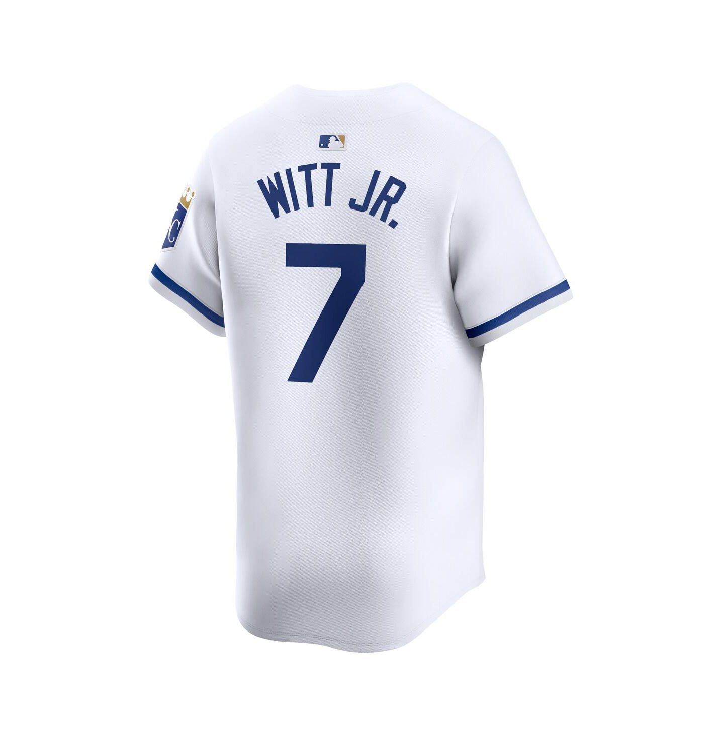 Мужской топ Nike Bobby Witt Jr. White Kansas City Royals Home Limited Player Jersey — фото 2