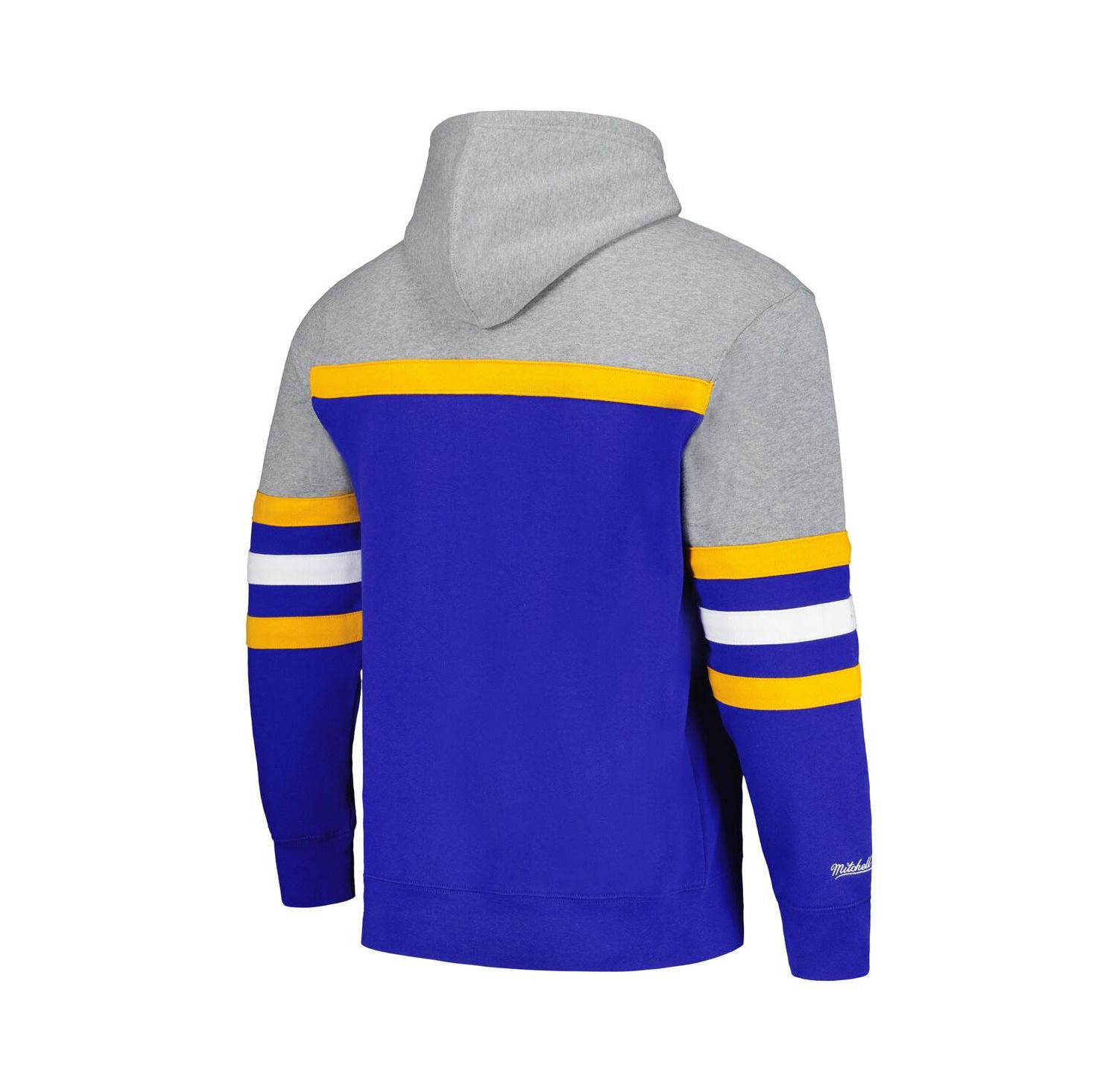 Men's Blue, Gray St. Louis Blues Head Coach Pullover Hoodie