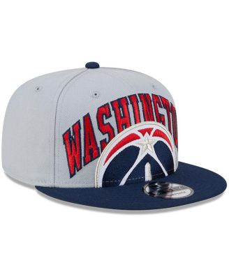 Men's Gray, Navy Washington Wizards Tip-Off Two-Tone 9FIFTY Snapback Hat