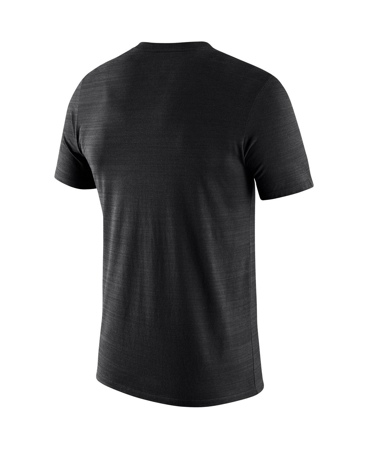 Shop Jordan Men's  Black Oklahoma Sooners Velocity Performance T-shirt