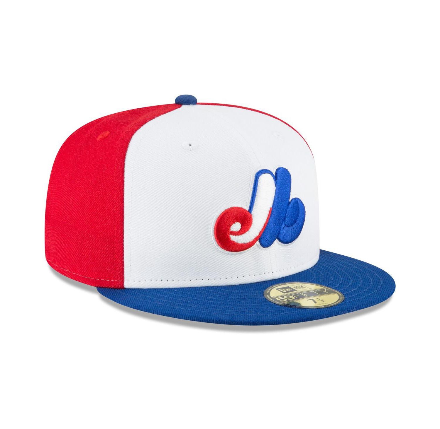 Men's White Montreal Expos Cooperstown Collection Wool 59FIFTY Fitted Hat