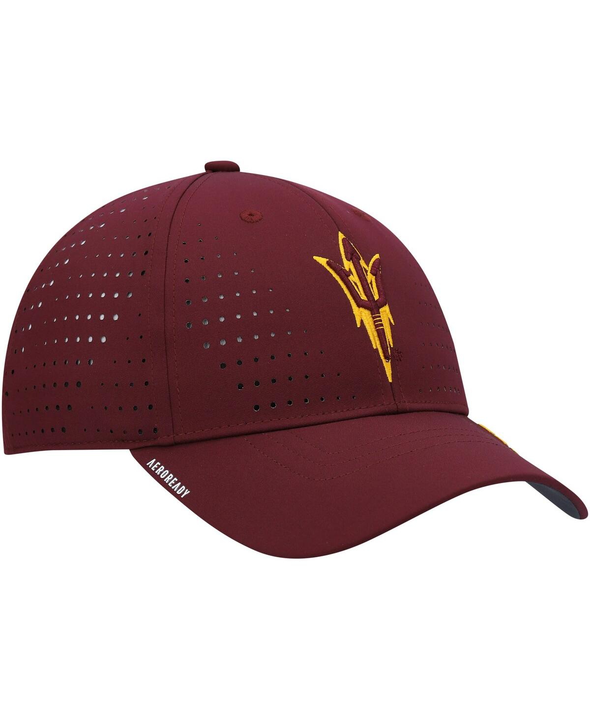 Shop Adidas Originals Men's Adidas Maroon Arizona State Sun Devils 2021 Sideline Aeroready Adjustable Hat