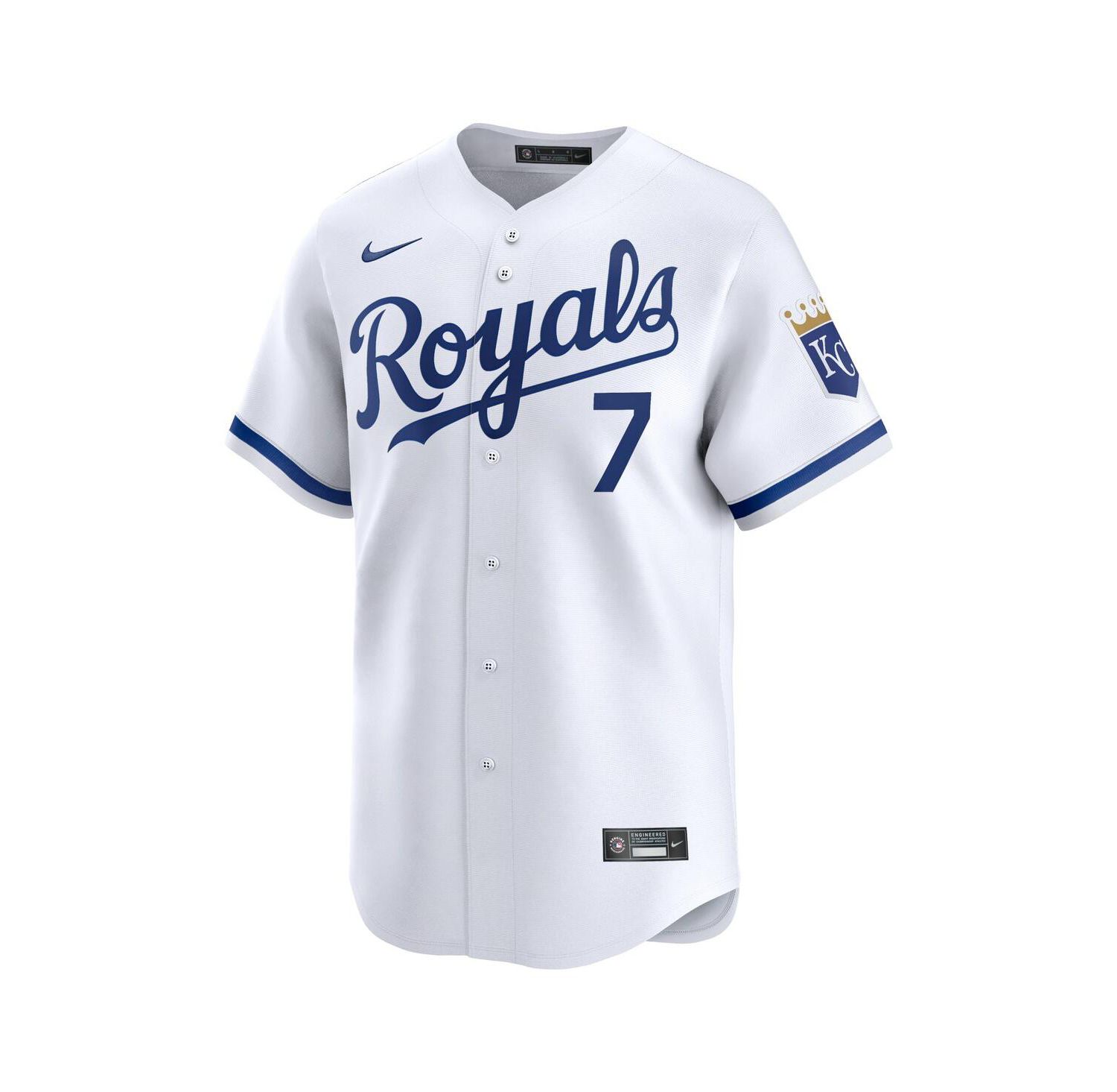 Men's Bobby Witt Jr. White Kansas City Royals Home Limited Player Jersey