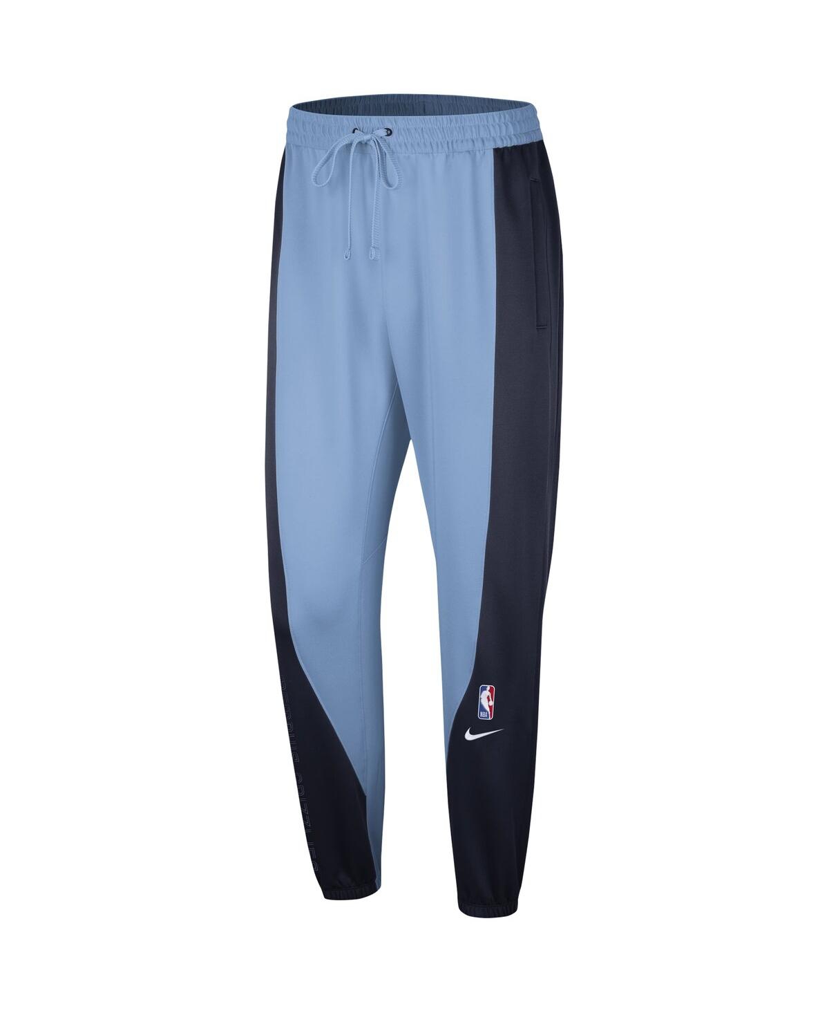 Shop Nike Men's  Navy, Light Blue Memphis Grizzlies 2023/24 Authentic Showtime Pants In Navy,light Blue