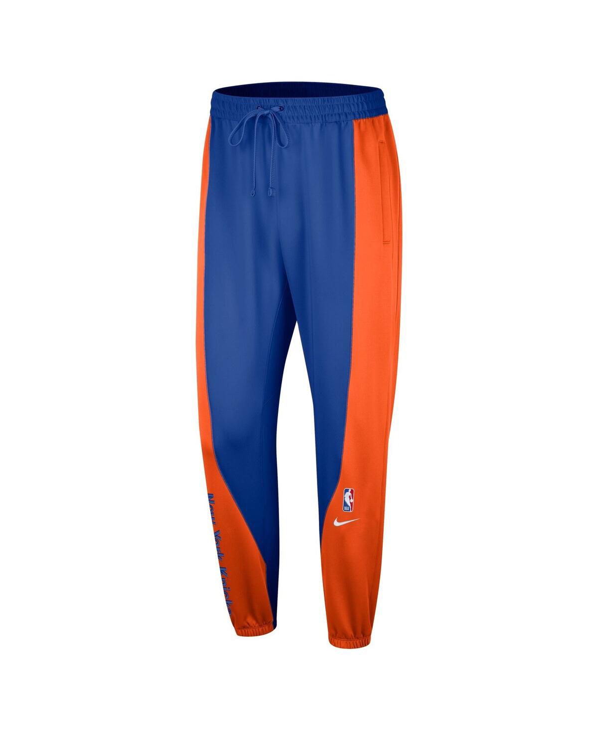 Shop Nike Men's  Blue New York Knicks 2023/24 Authentic Showtime Pants