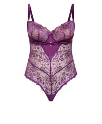 Plus Size Renay Underwire Lace Bodysuit